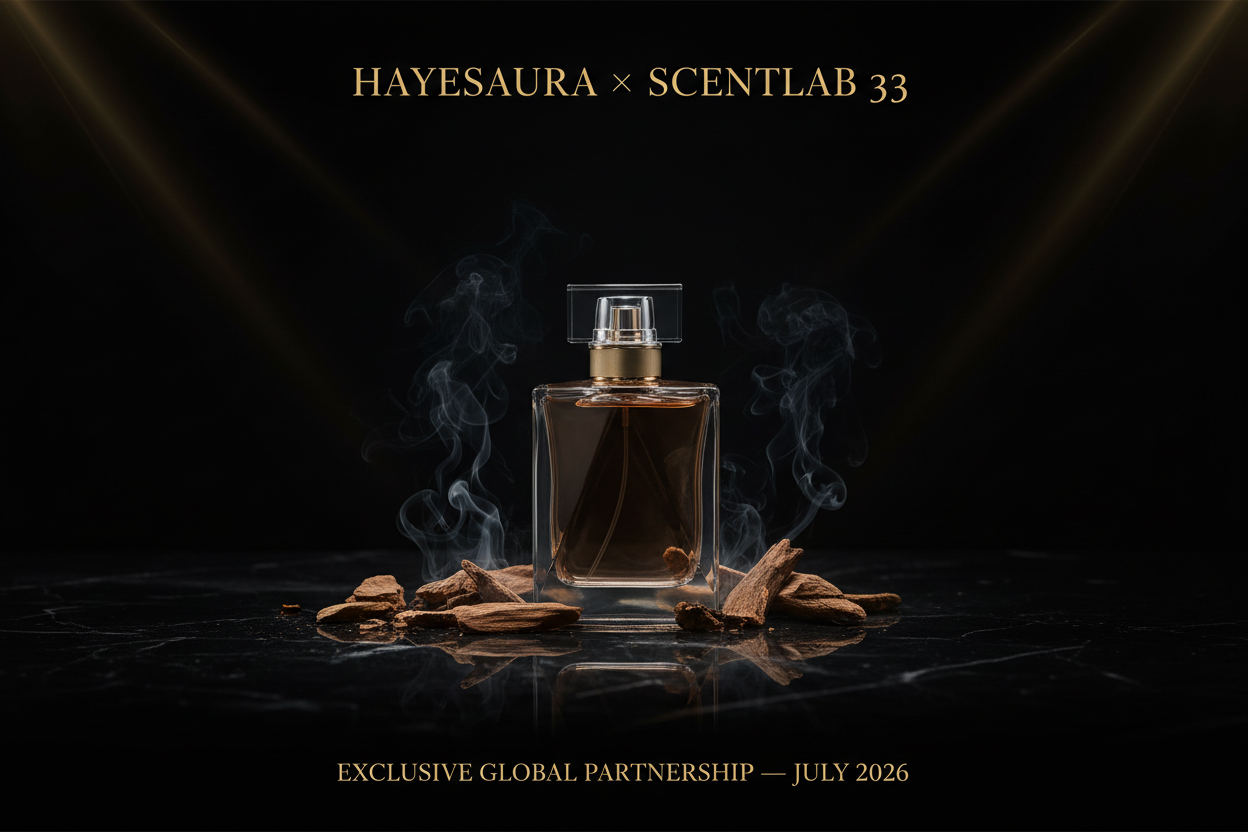 HayesAura Launches Globally: Exclusive Global Partner of ScentLab 33 Niche Perfumes