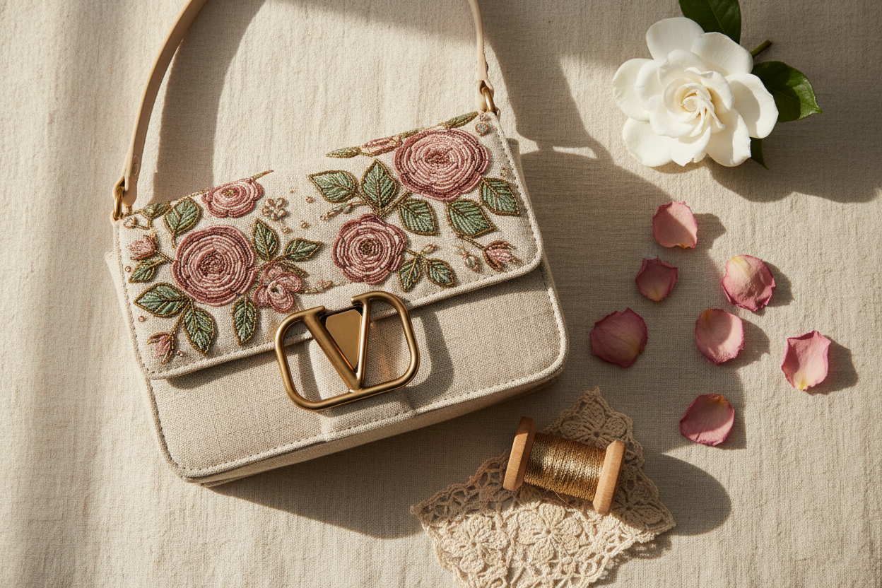 The Return of Artisanal Craft: How Valentino’s “DeVain” Embroideries and Knitwear Redefine Minimalist Styling