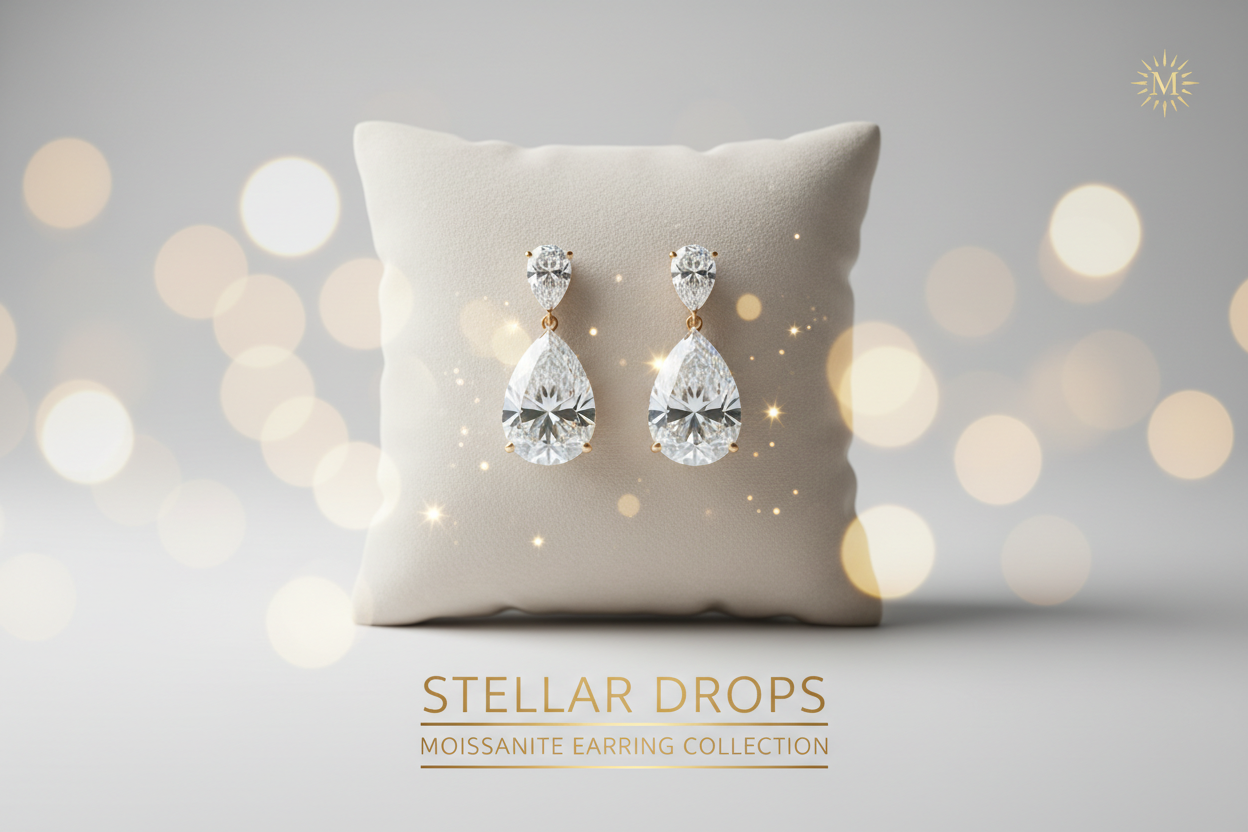 Moissanite Earring
