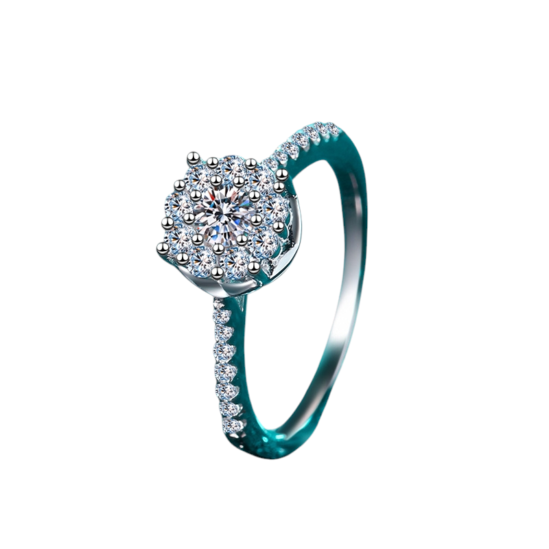Hayesaura | Minimalist Delicate High-Cold Moissanite Stacking Band