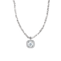 Hayesaura | Timeless Classic 18K Plated Four-Prong Moissanite | Quiet Luxury Proposal Pendant