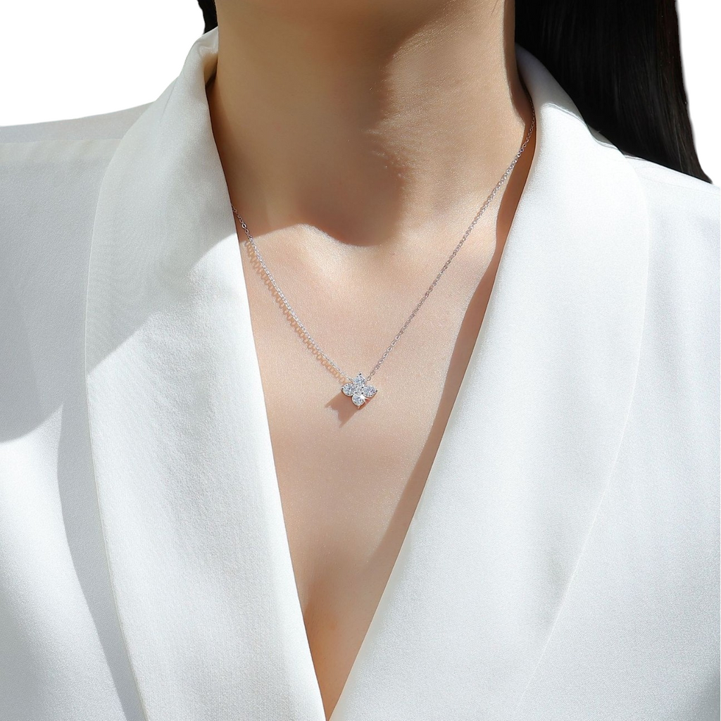 Hayesaura | Cyber Y2K 18K Plated Geometric Prism Moissanite | Avant-Garde High-Cold Choker
