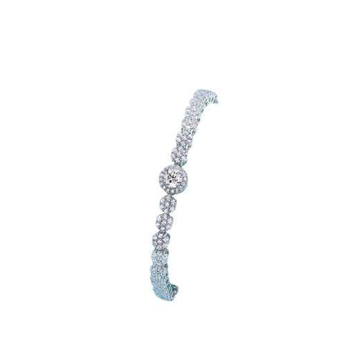Hayesaura | Clean Fit 18K Plated Classic Moissanite | Tailored Daily Tennis Bracelet