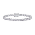 Hayesaura | Ultra-Luxe 18K Plated Brilliance Moissanite Tennis Bracelet | Old Money Gala Statement