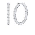 Hayesaura | Minimalist Architecture O-Ring Eternity Hoops | Office Siren Daily Ear-Clasp