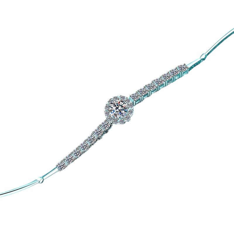 Hayesaura | High-Cold 18K Plated Hexagram Star Moissanite | Cyber Y2K Minimalist Bangle