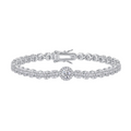 Hayesaura | Clean Fit 18K Plated Classic Moissanite | Tailored Daily Tennis Bracelet