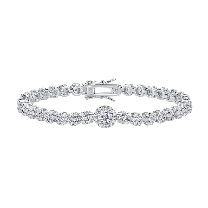 Hayesaura | Clean Fit 18K Plated Classic Moissanite | Tailored Daily Tennis Bracelet