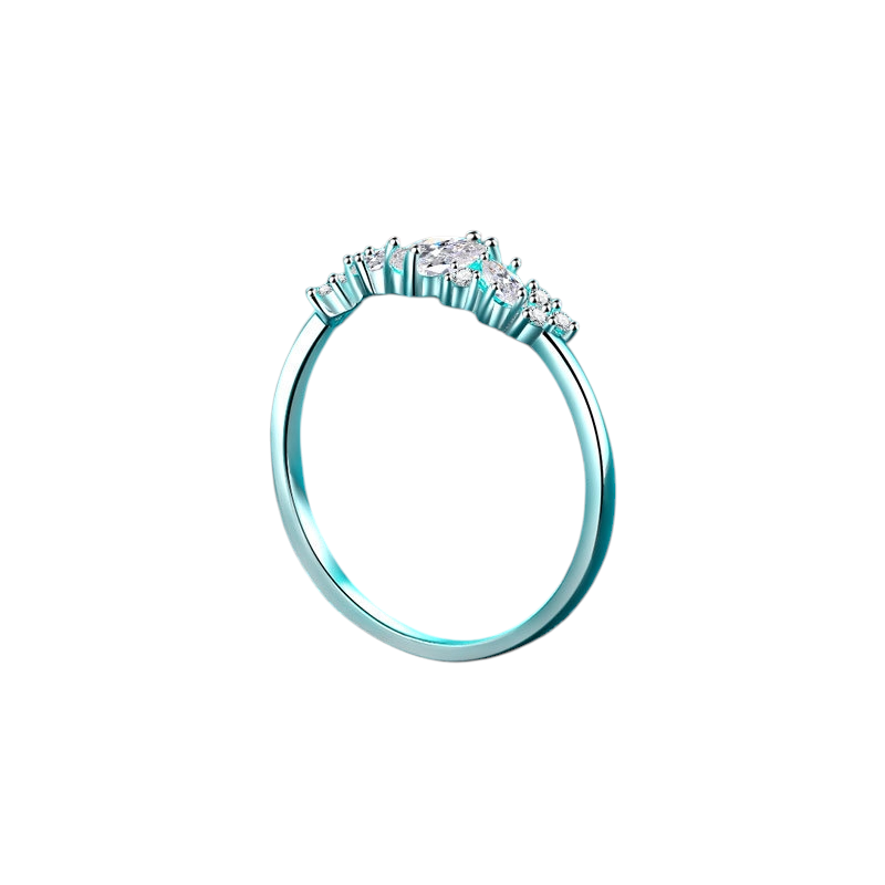 Hayesaura | Marquise Cut Marquess Statement Moissanite Ring