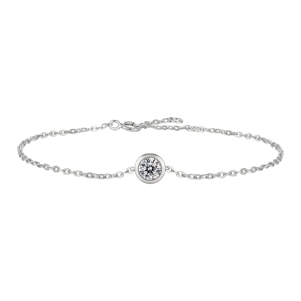 Hayesaura | Liquid Metal 18K Plated Fluid Bubble Moissanite Bracelet | Acubi Daily Minimalist