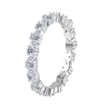 Hayesaura | French Ins-Style Starry Sky Statement Moissanite Band