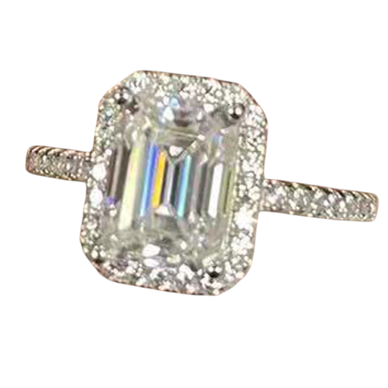 Hayesaura | Sugar Cube Micro-Pave Heteromorphic Moissanite Ring