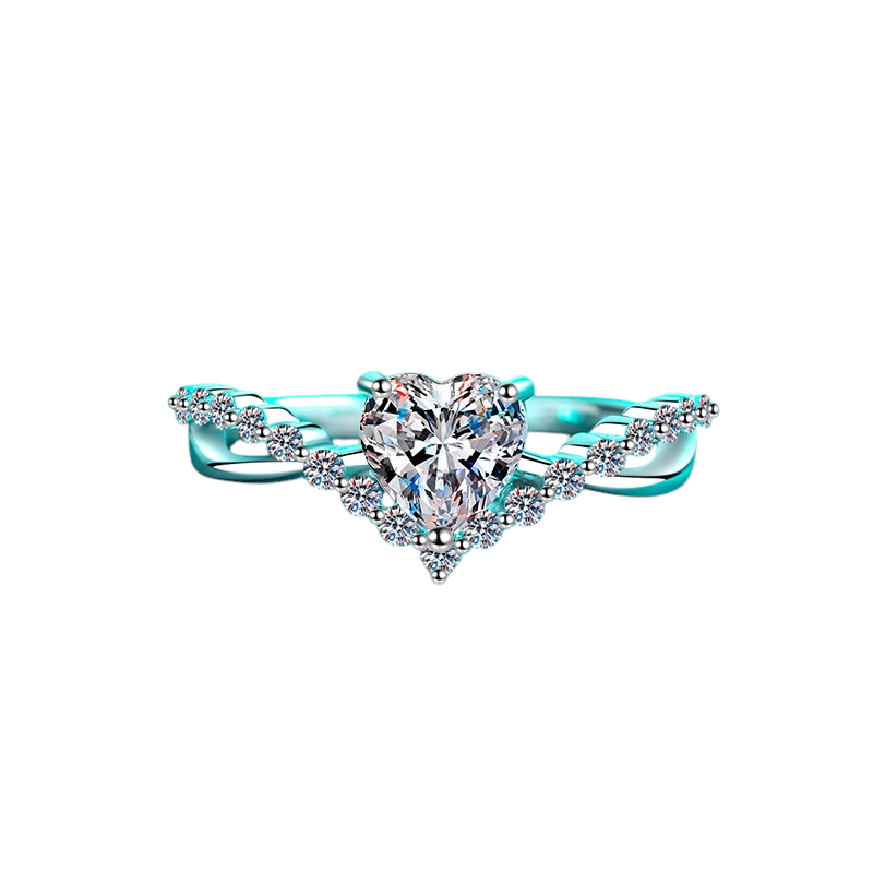 Hayesaura | Classic Heritage One Love Moissanite Solitaire | Quiet Luxury Engagement Ring