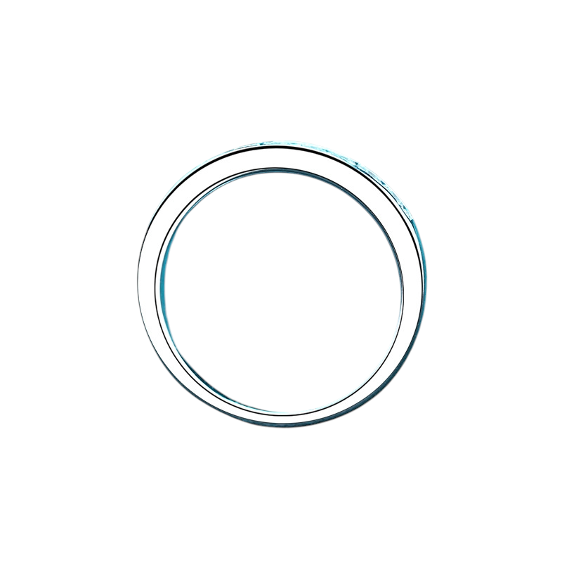 Hayesaura | Minimalist Bezel-Set Straight Row Moissanite Band