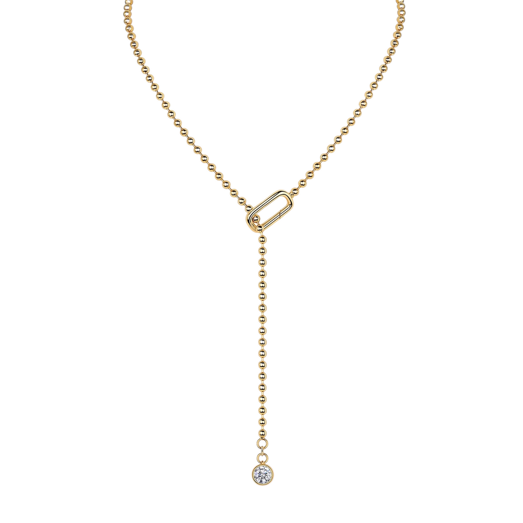 Hayesaura | Cyber Y2K 18K Plated Geometric Prism Moissanite | Avant-Garde High-Cold Choker
