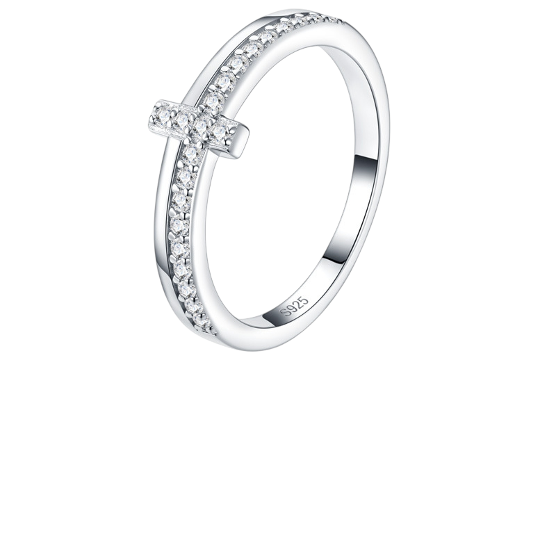 Hayesaura | Handmade Artisan Moissanite Minimalist Ring | Proposal