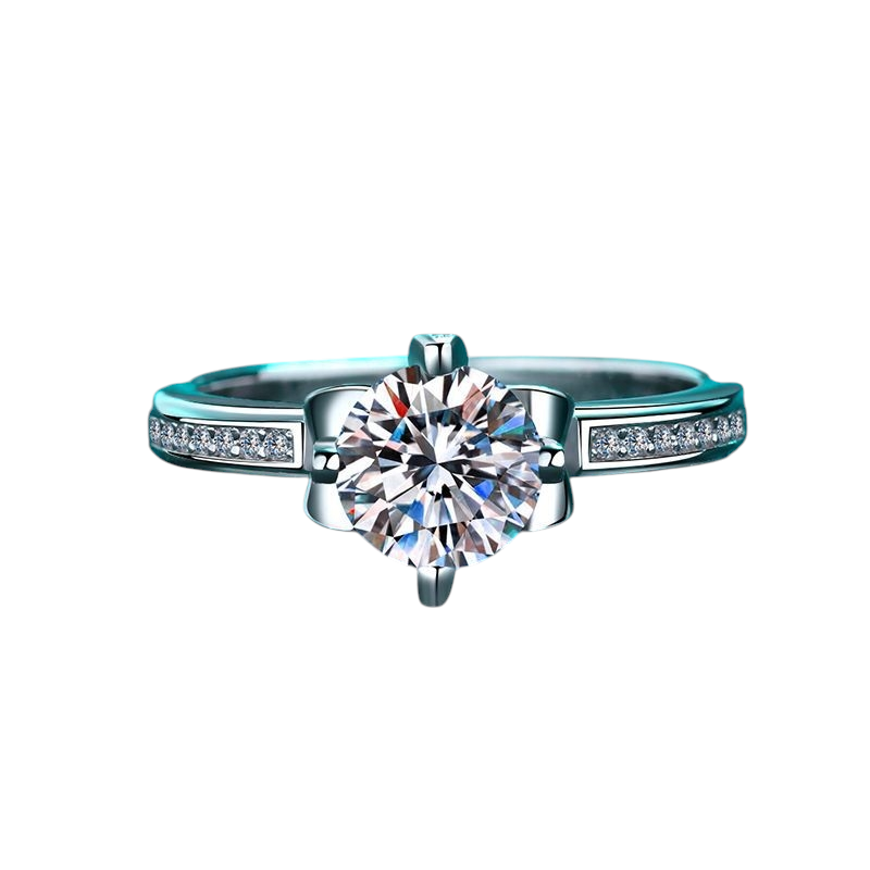 Hayesaura | Royal Tiara Crown Moissanite Statement Ring