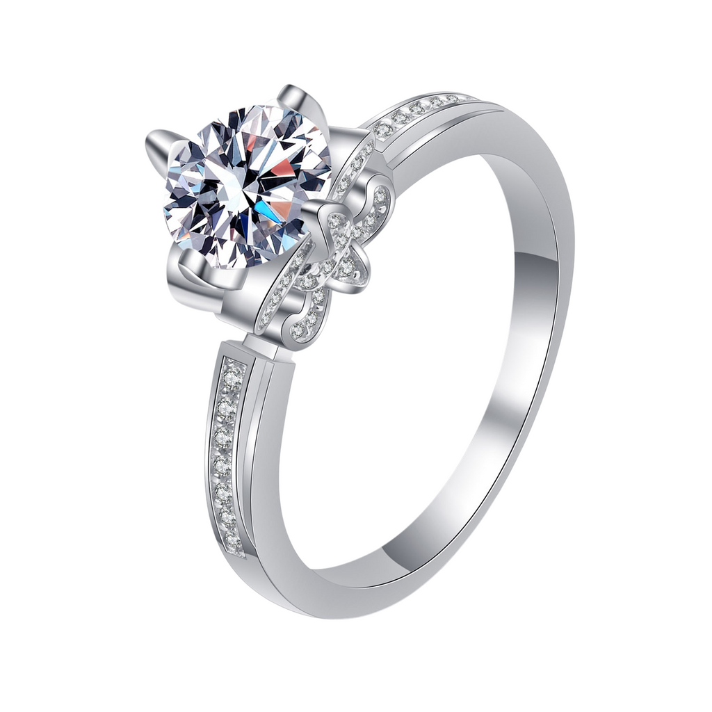 Hayesaura | Royal Tiara Crown Moissanite Statement Ring