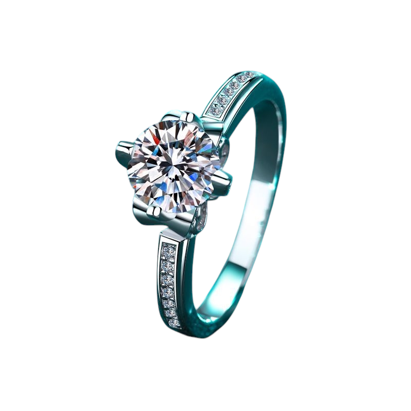 Hayesaura | Royal Tiara Crown Moissanite Statement Ring