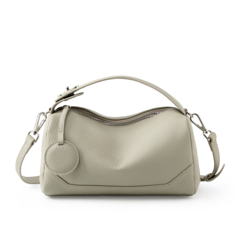 Hayesaura | TOGO Premium Cowhide Boston Crossbody Bag