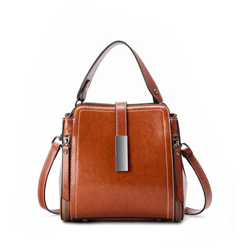Hayesaura | 2026 Genuine Leather Large Capacity Fashion Crossbody Tote