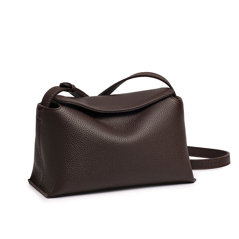 Hayesaura | Niche TOGO Cowhide Geometric Pillow Commuter Crossbody