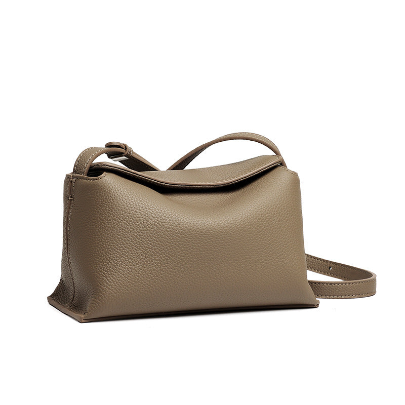 Hayesaura | Niche TOGO Cowhide Geometric Pillow Commuter Crossbody
