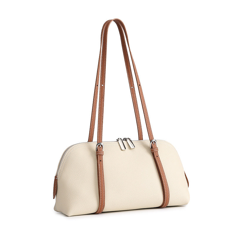 Hayesaura | 2026 Minimalist Genuine Leather Commuter Tote Crossbody