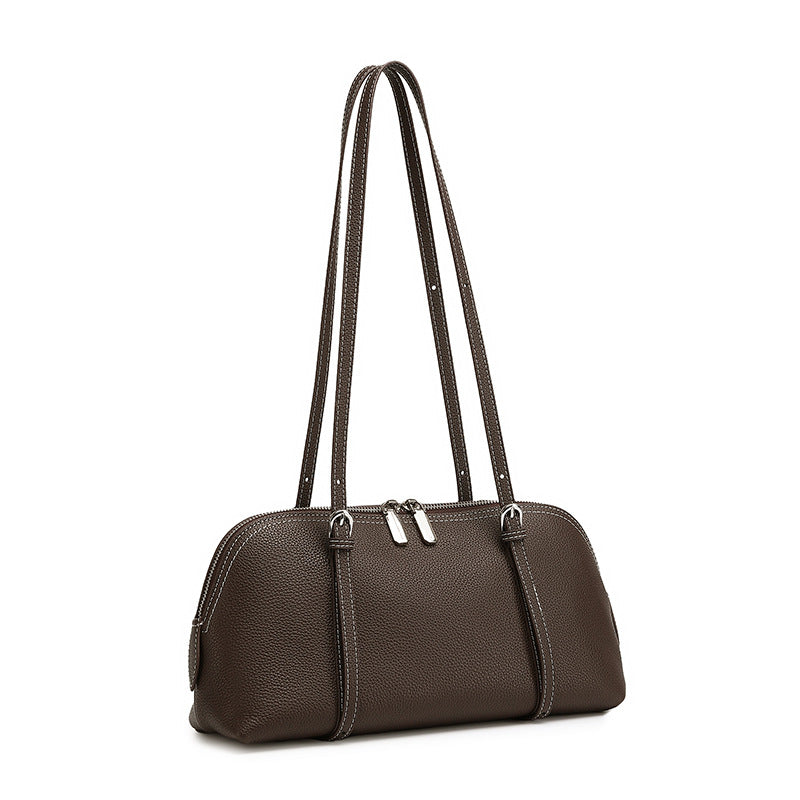Hayesaura | 2026 Minimalist Genuine Leather Commuter Tote Crossbody