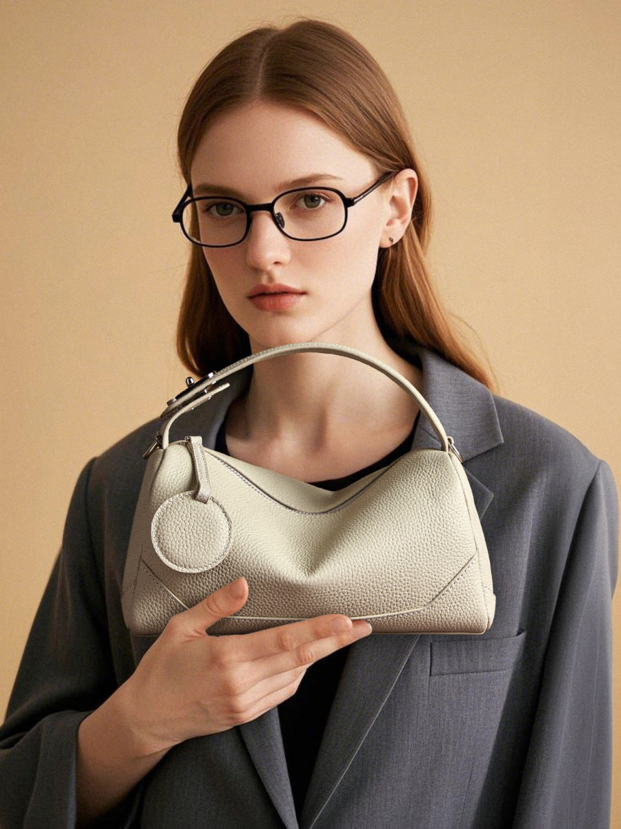 Hayesaura | TOGO Premium Cowhide Boston Crossbody Bag