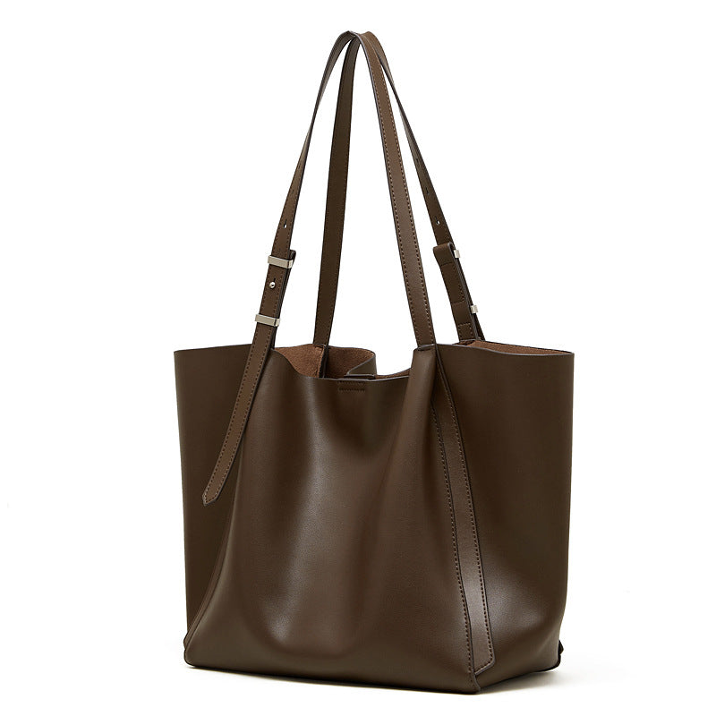 Hayesaura | 2026 Retro Genuine Leather 2-in-1 Large Capacity Tote