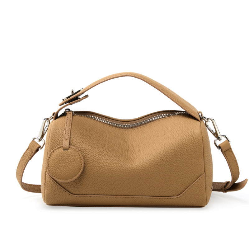 Hayesaura | TOGO Premium Cowhide Boston Crossbody Bag