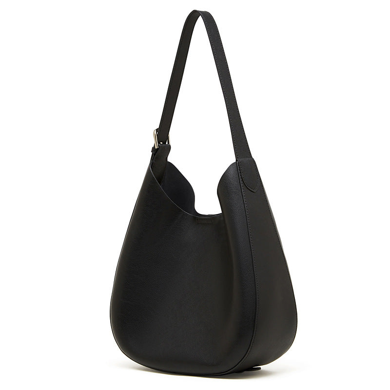 Hayesaura | 2026 Niche Crescent Genuine Leather Underarm Crossbody