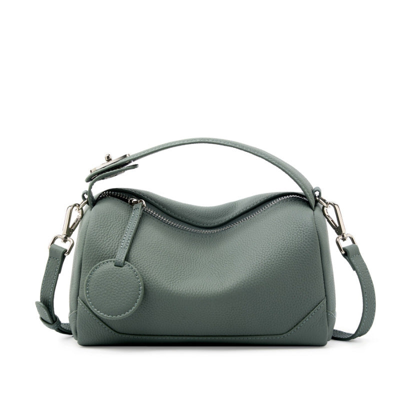 Hayesaura | TOGO Premium Cowhide Boston Crossbody Bag