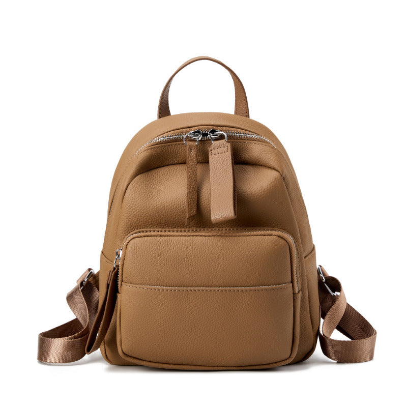 Hayesaura | 2026 Top-Layer Cowhide Large Capacity Casual Backpack
