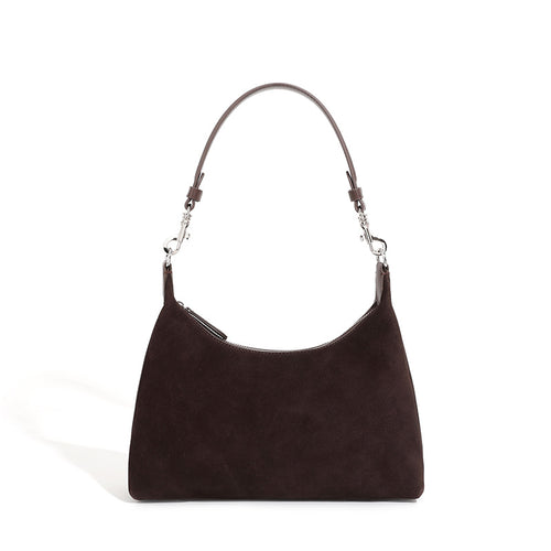 Hayesaura | 2026 Frosted Matte Cowhide Large Commuter Underarm Tote