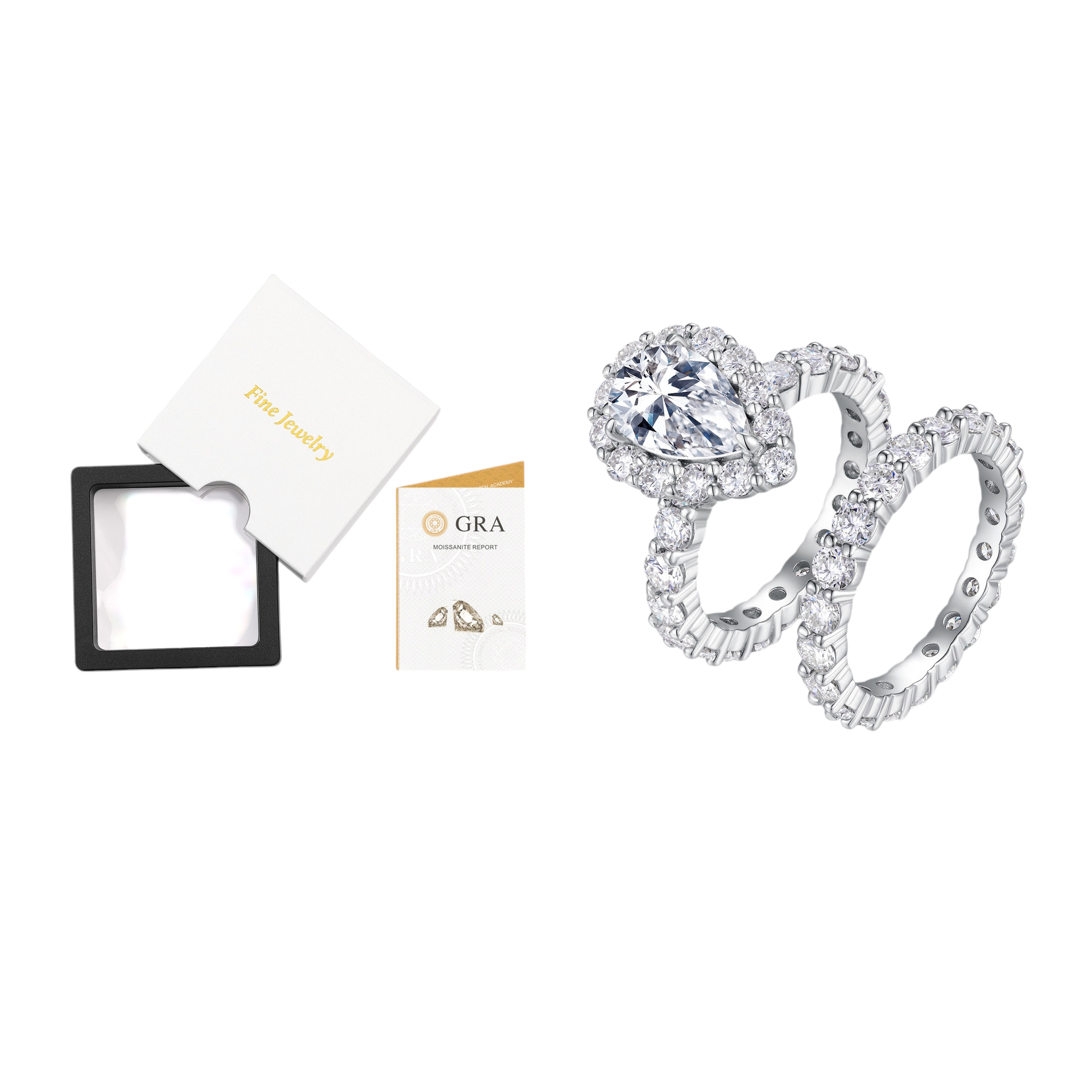 Hayesaura | DIY Modular Stackable Moissanite Proposal Ring | Minimalist