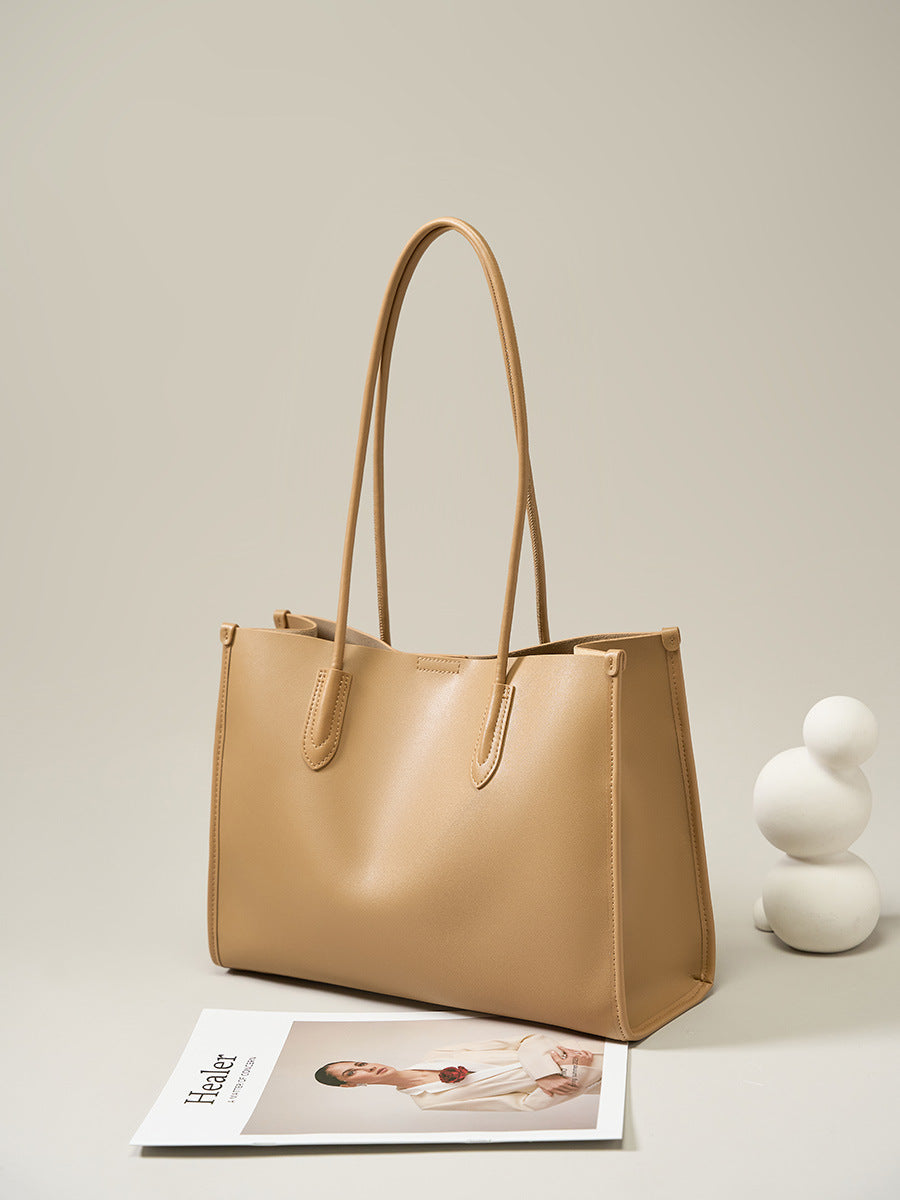 Hayesaura | 2026 Niche Soft Cowhide Large Capacity Tote Bag