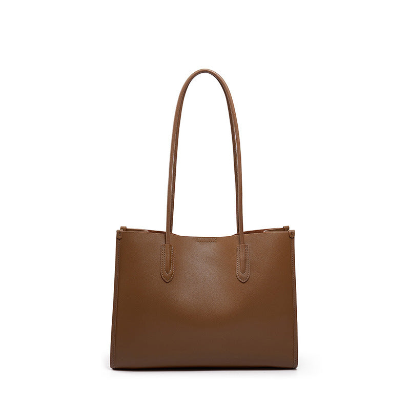 Hayesaura | 2026 Niche Soft Cowhide Large Capacity Tote Bag