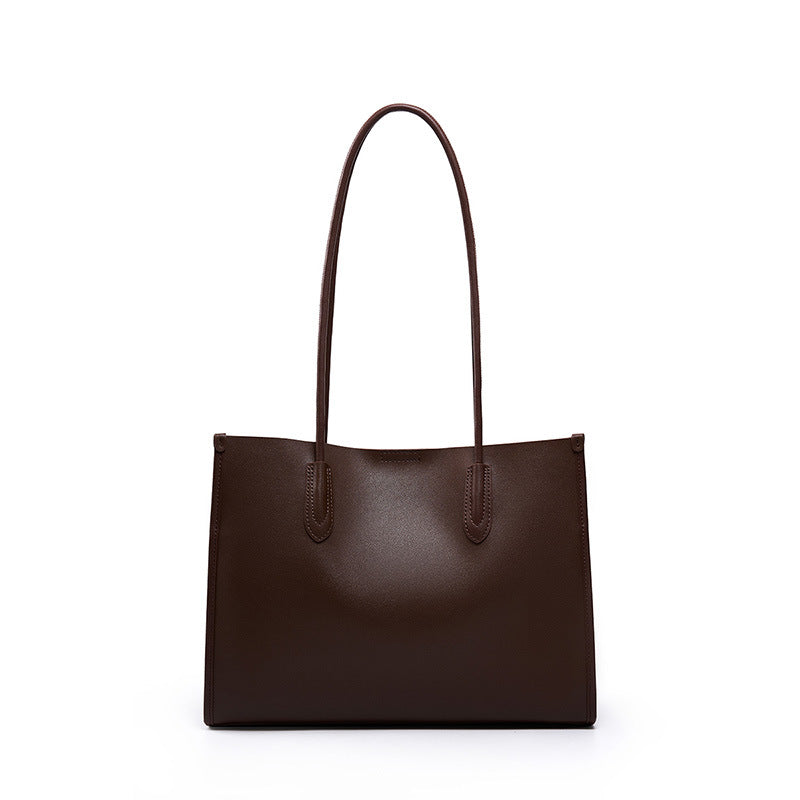 Hayesaura | 2026 Niche Soft Cowhide Large Capacity Tote Bag