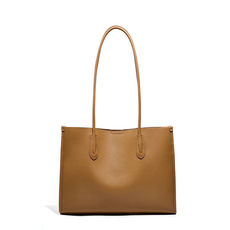 Hayesaura | 2026 Niche Soft Cowhide Large Capacity Tote Bag