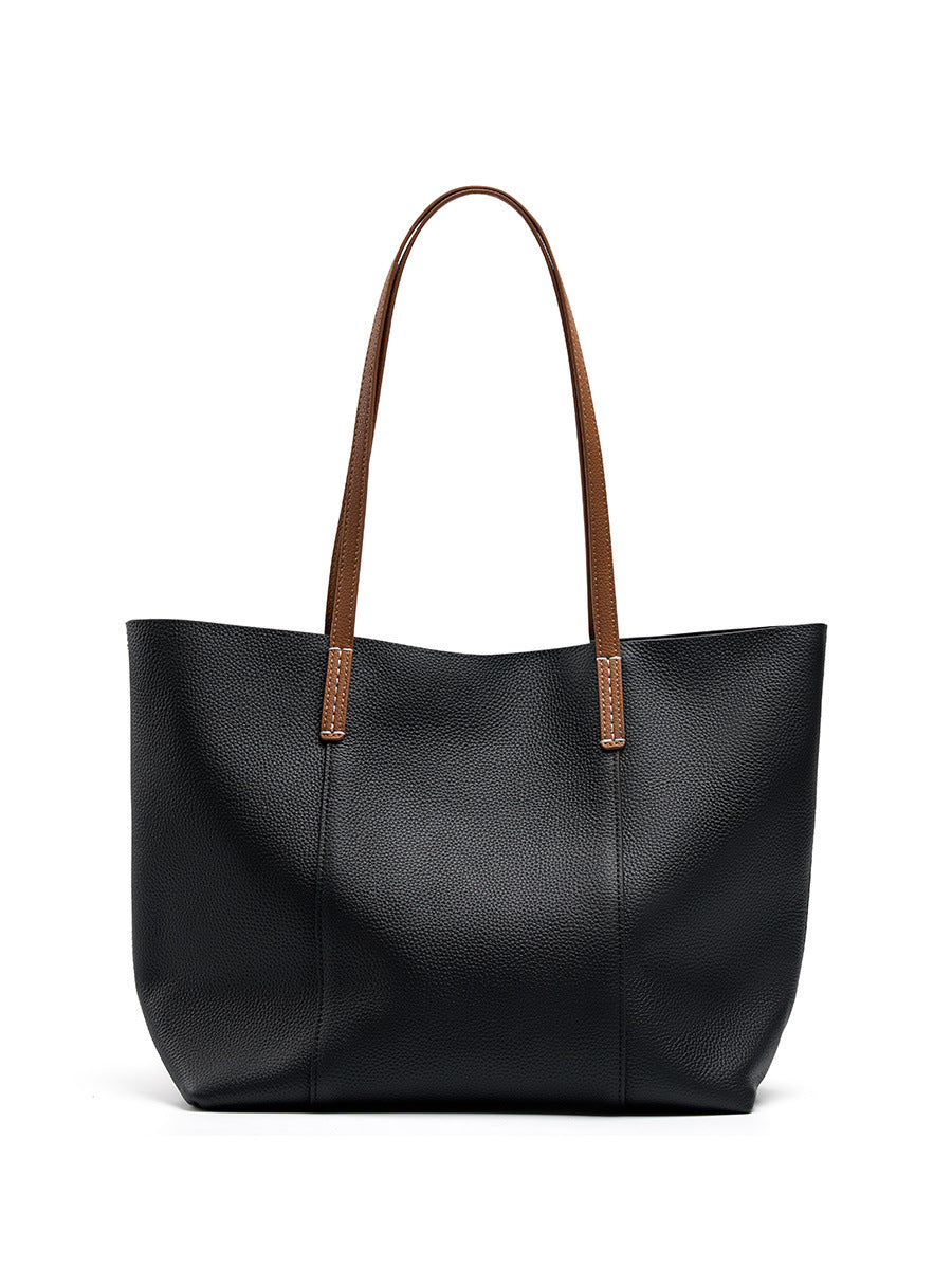 Hayesaura | 2026 Handmade Top-Layer Cowhide Large Commuter Tote