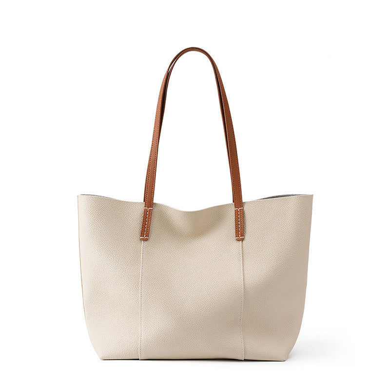Hayesaura | 2026 Handmade Top-Layer Cowhide Large Commuter Tote