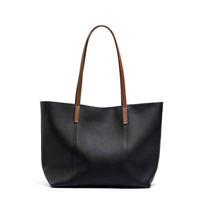 Hayesaura | 2026 Handmade Top-Layer Cowhide Large Commuter Tote