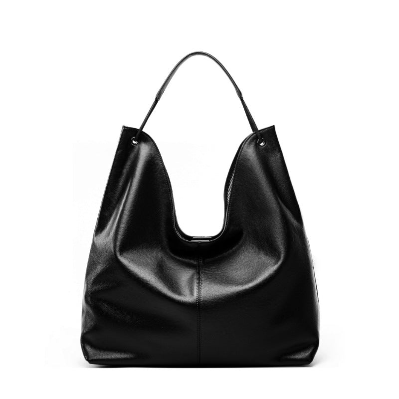 Hayesaura | 2026 Vegetable-Tanned Cowhide Campus & Commuter Tote