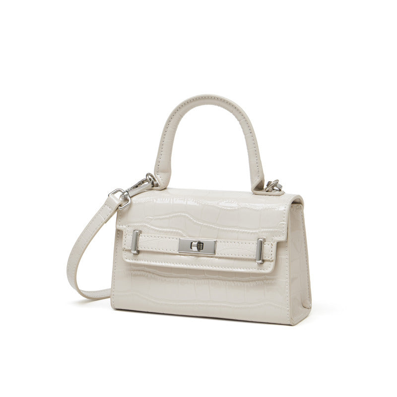 Hayesaura | 2026 Croc-Embossed Cowhide Kelly Top-Handle Bag
