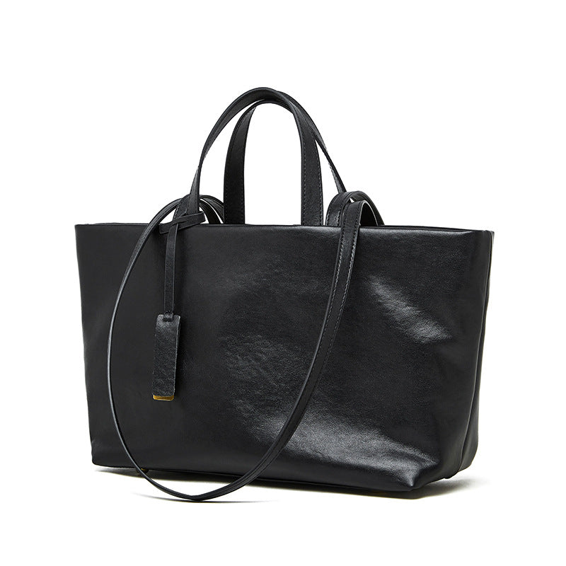 Hayesaura | Vintage Soft Leather Nomad Large Capacity Tote