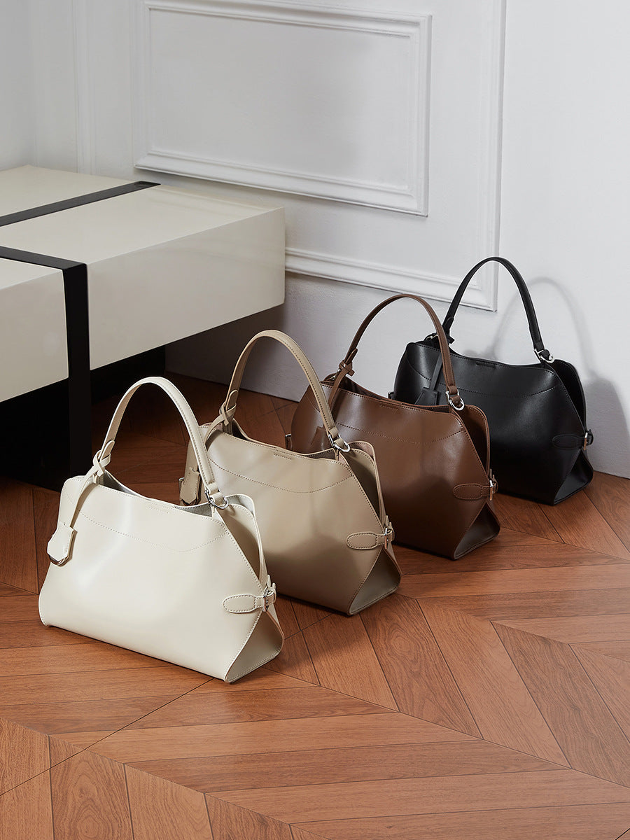 Hayesaura | Summer Metropolis Genuine Leather Handle Commuter Bag