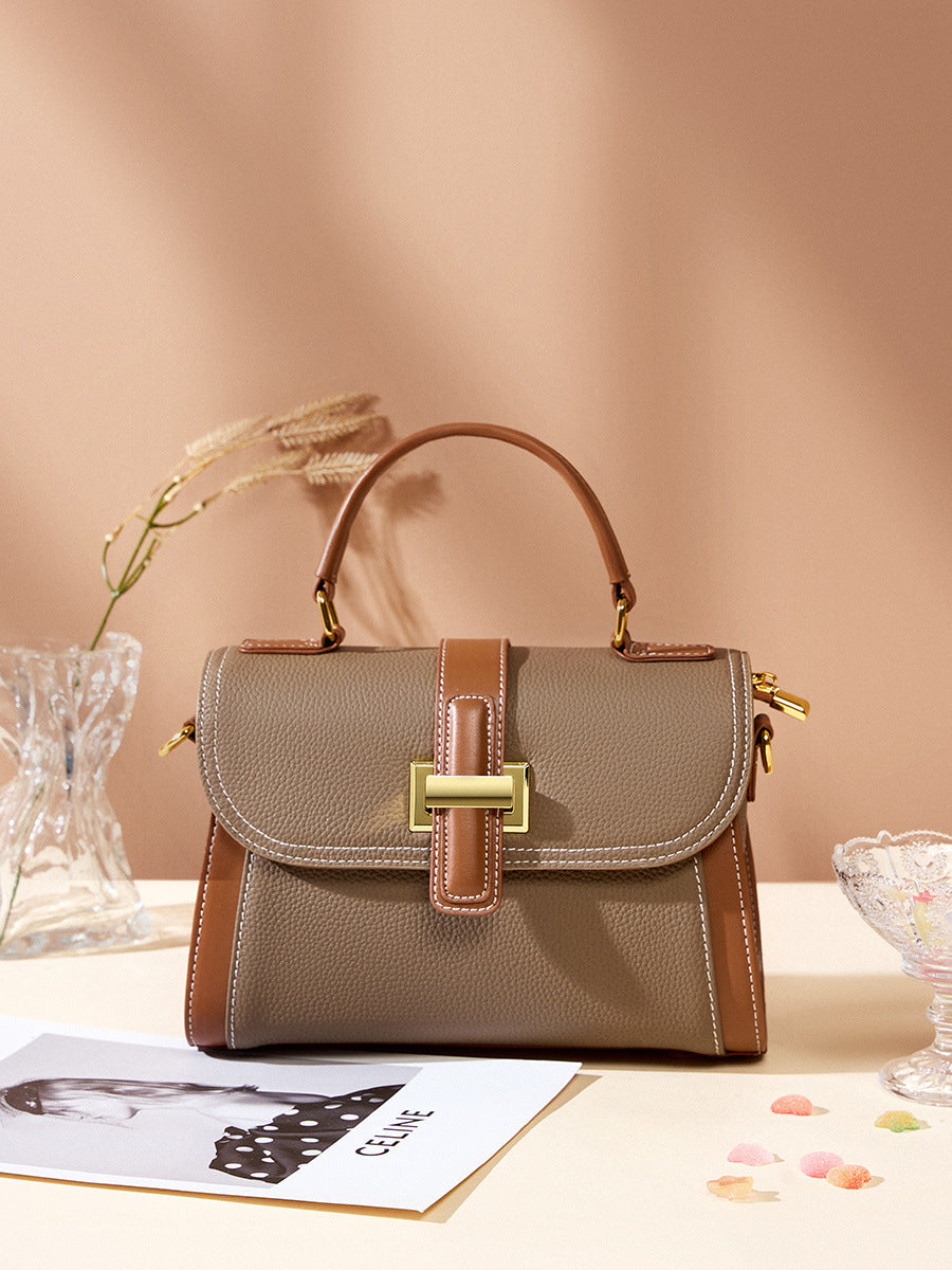 Hayesaura | Premium Texture Top-Layer Cowhide Multiway Crossbody