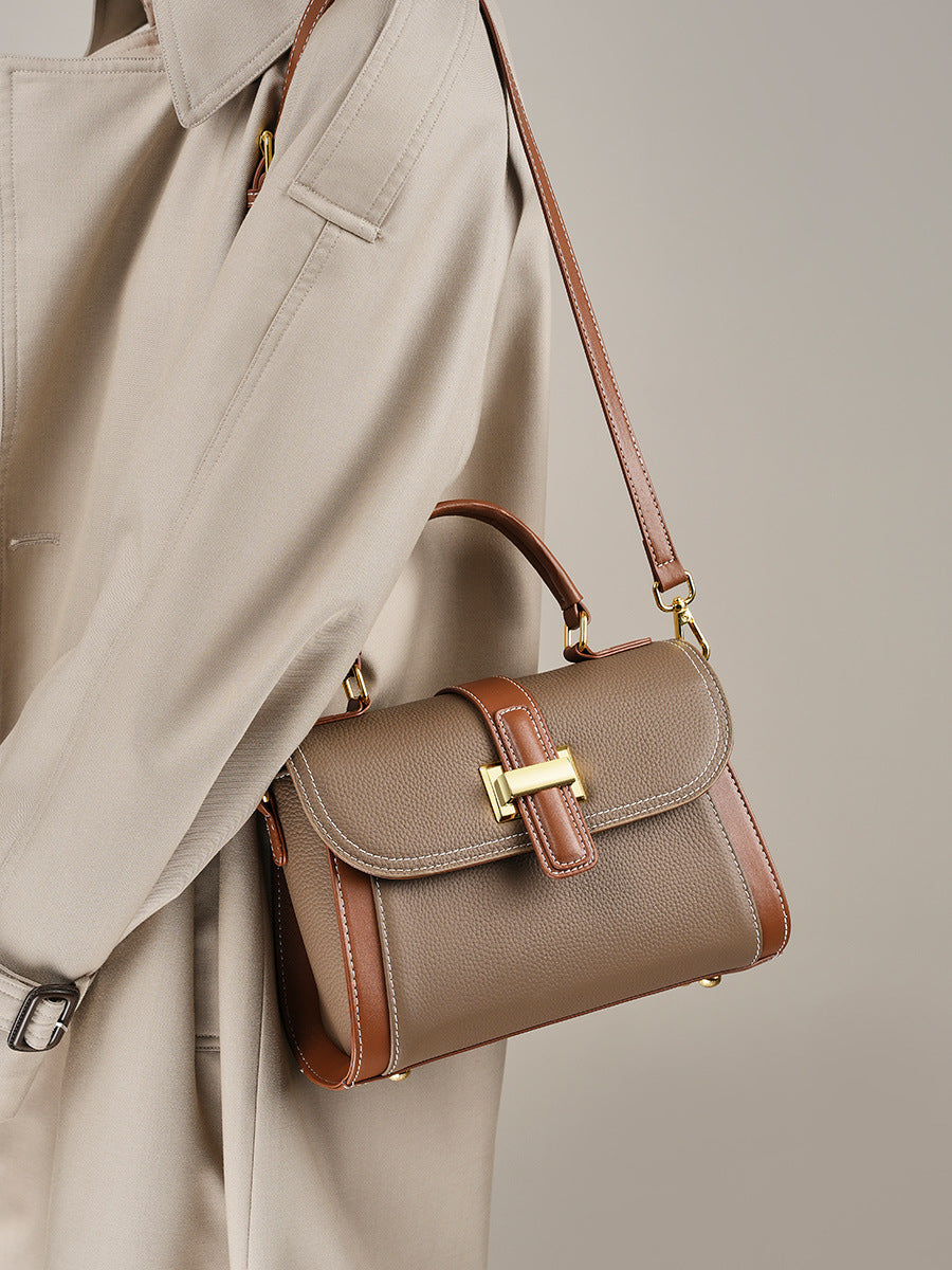 Hayesaura | Premium Texture Top-Layer Cowhide Multiway Crossbody